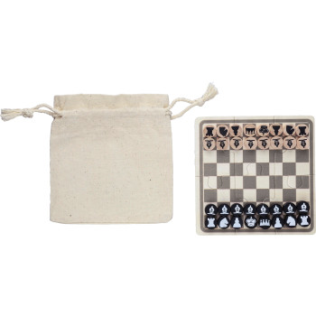 Set Gioco scacchi e dama in legno in legno Hank
