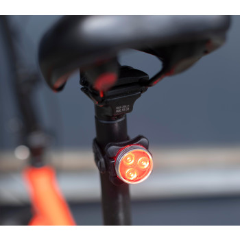 Set luci di sicurezza per bicicletta ricaricabili in ABS e silicone Elisabeth