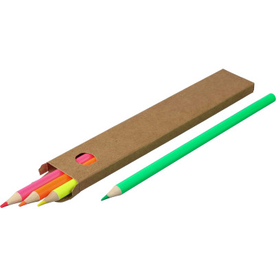 Set matite evidenziatori in legno Kaden