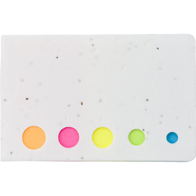 gadget ecologici con logo - Set memo con carta da seme Natalja
