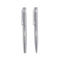 Set penna personalizzabile in acciaio inox riciclato con roller