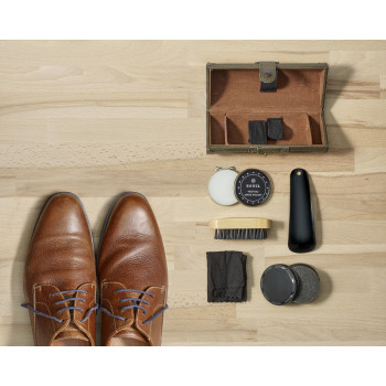 Set pulisciscarpe, in PU Mario