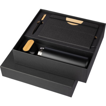 set regalo personalizzati con logo - Set regalo | Borraccia, taccuino e penna a sfera