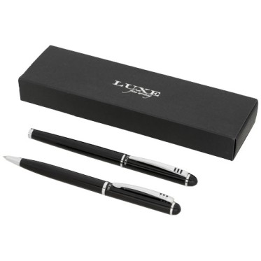Penna di lusso elegante di qualità personalizzata con logo - Set regalo con coppia di penne Andante