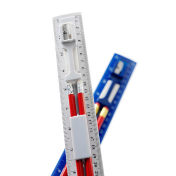 Kit scrittura personalizzati con logo - Set righello in PU Pascale