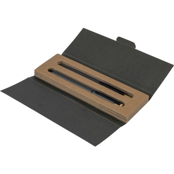 Kit scrittura personalizzati con logo - Set scrittura in alluminio riciclato laccato Ilaria