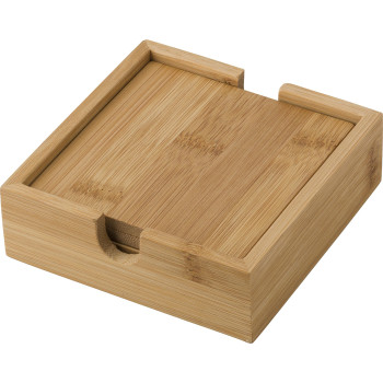 Set sottobicchieri di bamboo Archer