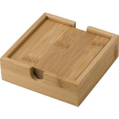 Set sottobicchieri di bamboo Archer