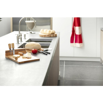 Set tagliere formaggi Arlo | Legno di gomma | 4 pz