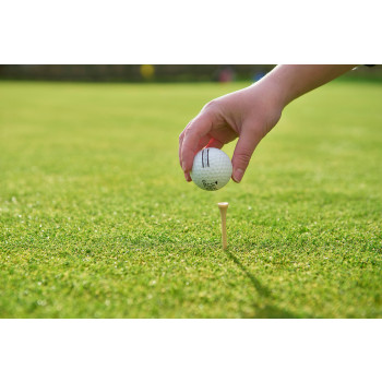 Giochi bambini personalizzati con logo - Set tee da golf in legno Nyssa