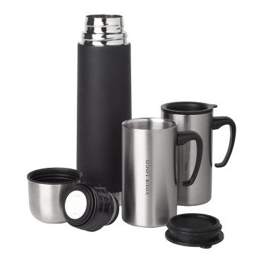 Thermos personalizzato Impression con tazze acciaio inox 500 ml