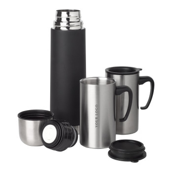Thermos personalizzato - Set thermos, in acciaio inox Frieda