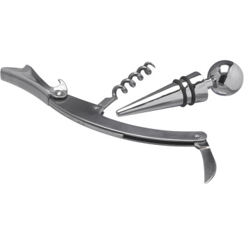 Set vino 2 accessori, in acciaio inox Eve