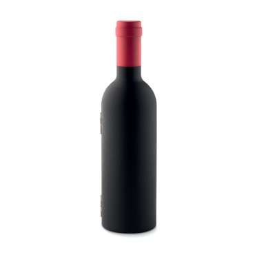 Articoli vino personalizzati con logo - SETTIE - Set vino in box di bottiglia