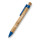 Sferografica personalizzabile bamboo con meccanismo a scatto e refil blu