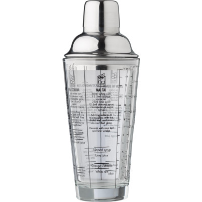 Shaker per cocktail in vetro capacità 750 m Adela