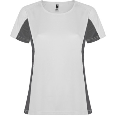T-shirt tecnica personalizzabile con design raglan e tessuto microforato