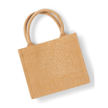 borse juta personalizzate - Shimmer Jute Mini Gift Bag