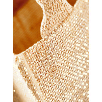 borse juta personalizzate - Shimmer Jute Mini Gift Bag
