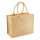 Shimmer Jute Shopper personalizzabile Westford Mill iuta laminata 21 litri