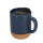 Tazza termica in ceramica da 330ml con base in sughero e coperchio antiscivolo