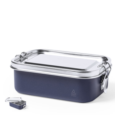 Portapranzo personalizzabile in acciaio inox riciclato con coperchio ermetico