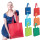 Borsa in tnt personalizzabile colorata con soffietto e manici comodi