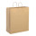 Shopping bag personalizzabile in carta naturale con maniglia ritorta resistente