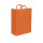 Shopper personalizzata con manici piatti e soffietto espandibile 32x43x17 cm