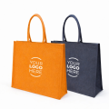 Shopper borsa personalizzabile in poliestere riciclabile con zip e tasche