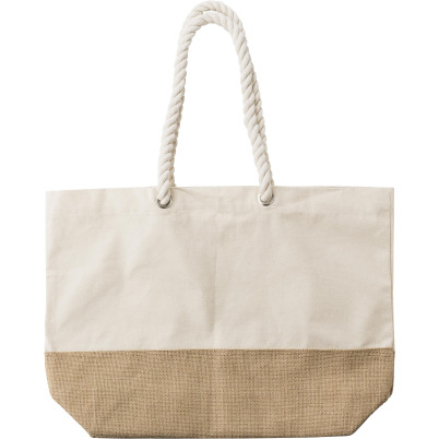 Shopper Diego | Cotone 280 g/m² | Fondo in juta