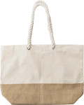 Shopper Diego | Cotone 280 g/m² | Fondo in juta
