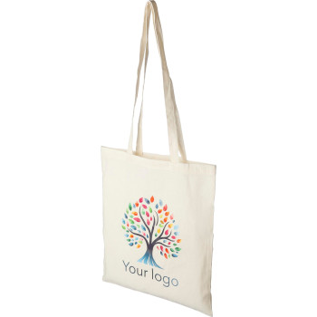 Shopper in cotone personalizzata con logo - Shopper Hilda | Cotone 110 g/m² | 10,5 l