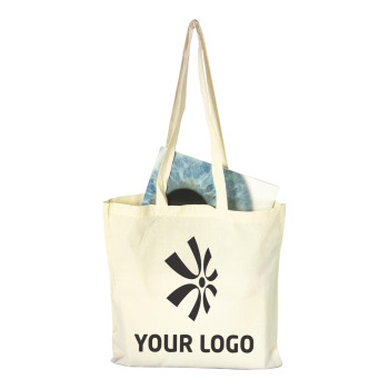 Shopper in cotone personalizzata con logo - Shopper Hilda | Cotone 110 g/m² | 10,5 l