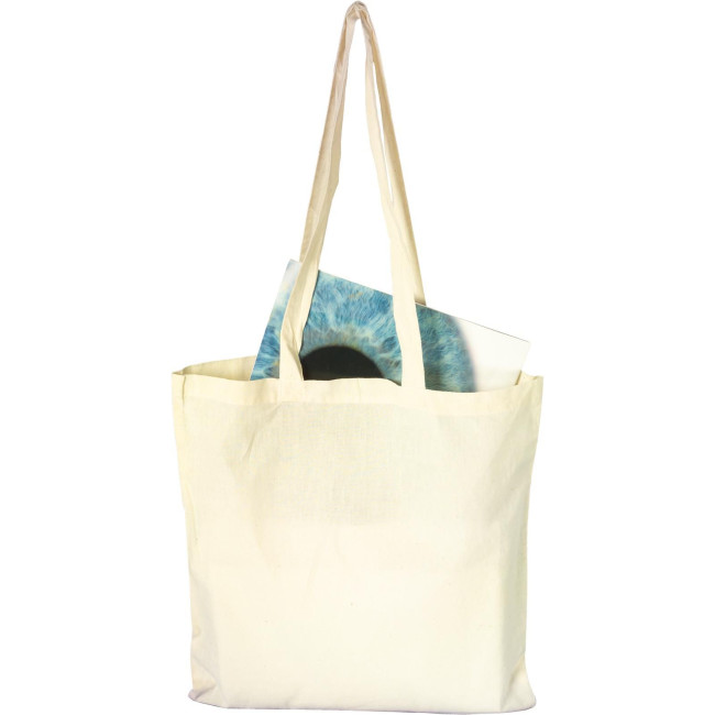 Shopper in cotone personalizzata con logo - Shopper Hilda | Cotone 110 g/m² | 10,5 l