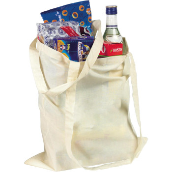 Shopper in cotone personalizzata con logo - Shopper in cotone 120 g/m² Terry