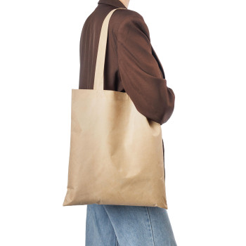 Borse personalizzate con logo - Shopper in tessuto non tessuto 80 g/m² Taye