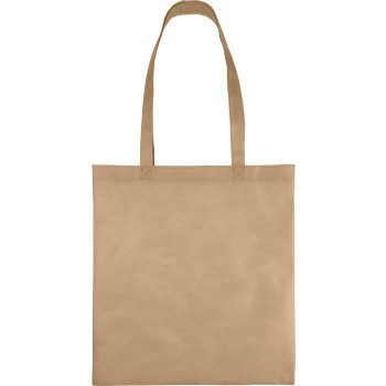 Shopper in cotone personalizzata con logo - Shopper in tessuto non tessuto riciclato 80 g/m² Vian