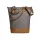 Shopper personalizzabile Halfar in cotone 100% con zip e tracolla