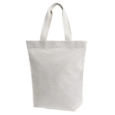 Shopper personalizzabile Halfar con chiusura lampo e tasca interna