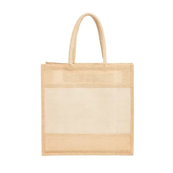 Borse shopper juta personalizzate con logo - Shopper NATIVE