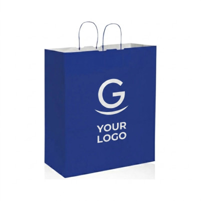 Shopper personalizzabile con manici ritorti portata fino a 11 kg