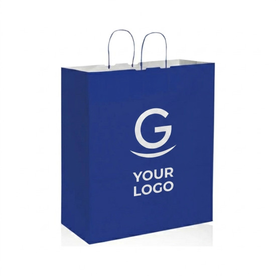 Shopper personalizzabile con manici ritorti portata fino a 11 kg