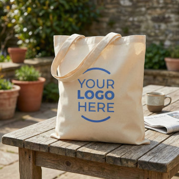 Shopper personalizzate con logo - Shopper personalizzabile cotone organico resistente e capiente