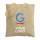 Shopper personalizzabile 100% cotone organico resistente 180 g/m²