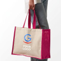 Shopper personalizzabile Westford Mill 100% juta laminata e canvas