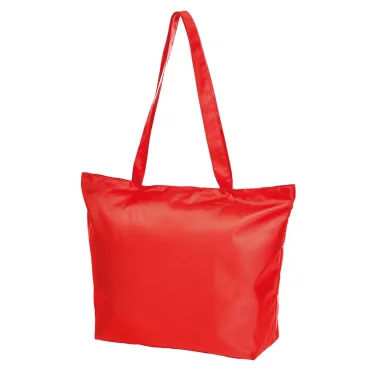 Shopper personalizzabile Halfar in poliestere 420d chiudibile a busta