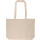 Shopping bag personalizzabile in cotone Oeko-Tex® 140 g/m² con soffietto e manici lunghi
