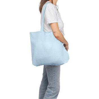 Shopper in cotone personalizzata con logo - Shopping bag in cotone 140 g/m² Tarin