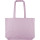 Shopping bag in cotone Oeko-Tex® 140 g/m² con soffietto e manici lunghi